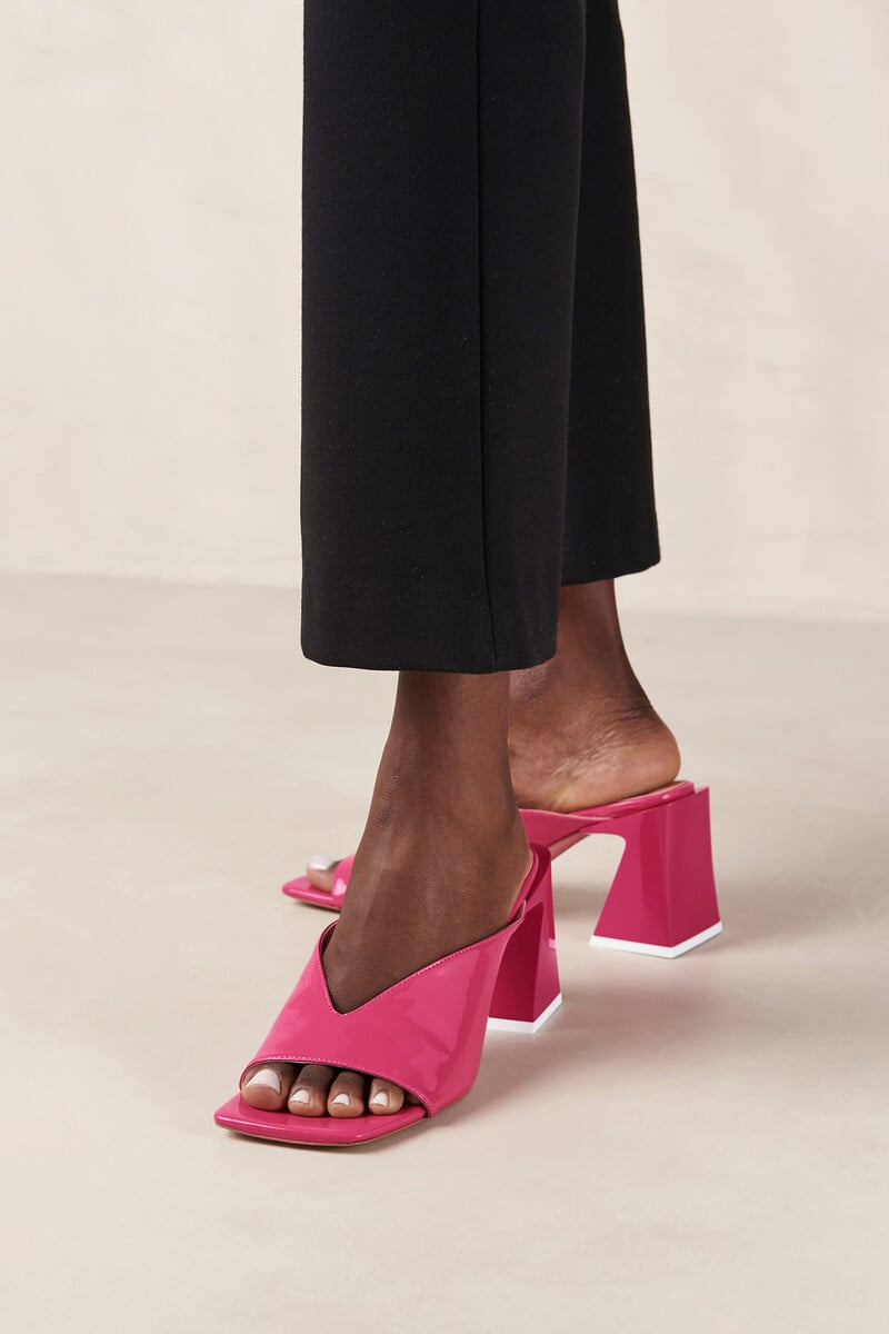Cortefiel Sandalias Tasha En Piel Color Rosa