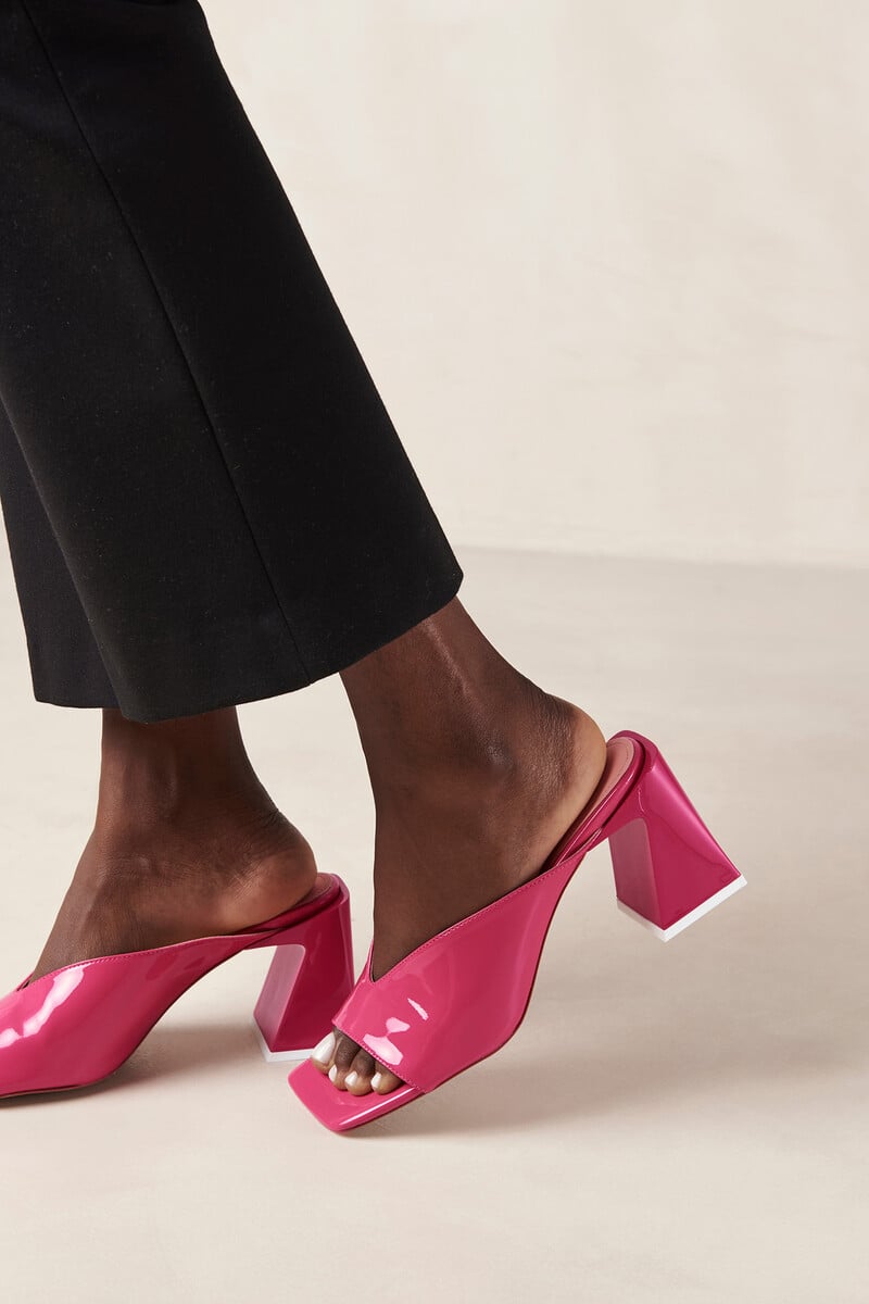 Cortefiel Sandalias Tasha En Piel Color Rosa