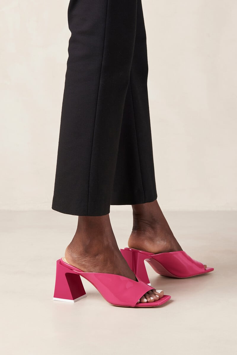 Cortefiel Sandalias Tasha En Piel Color Rosa
