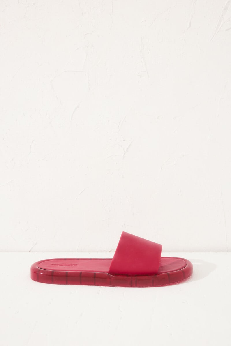 Cortefiel Sandalias Tipo Pala Rojo