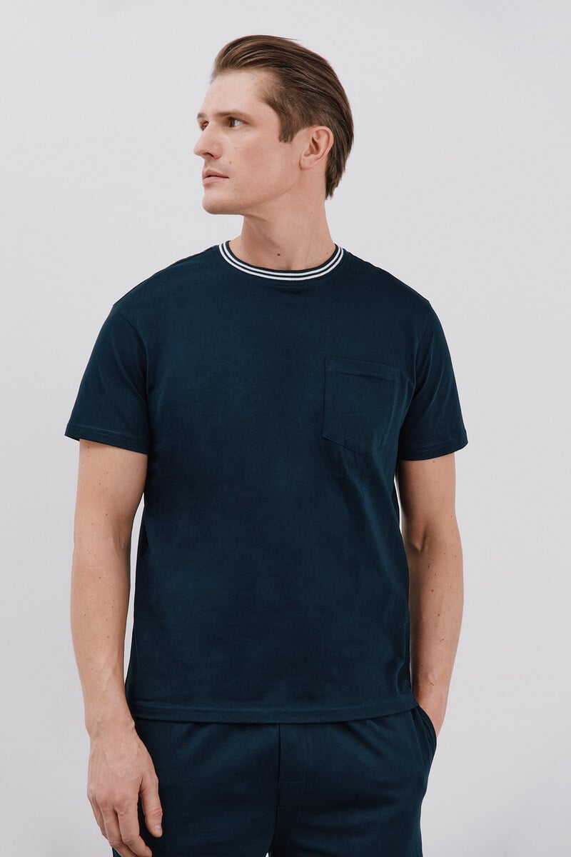 Cortefiel Set De Pijama Corto Punto