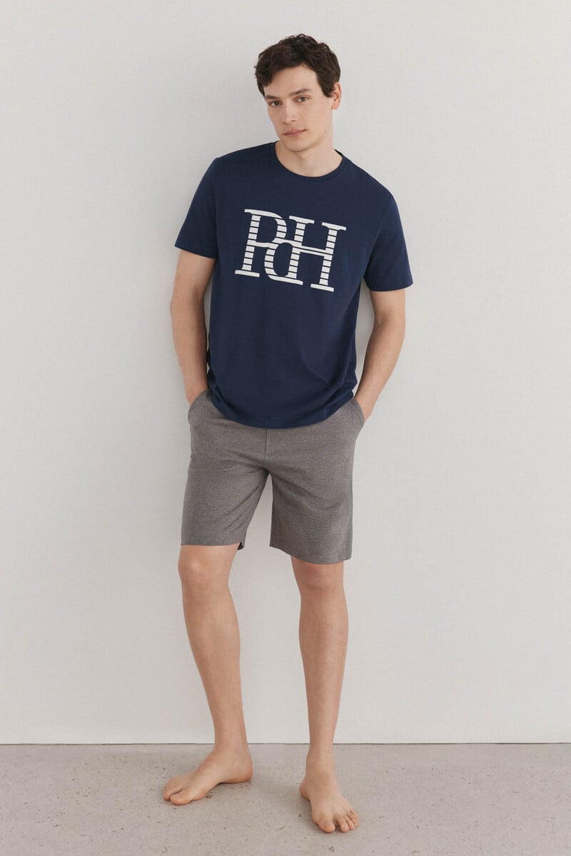 Cortefiel Set De Pijama Punto