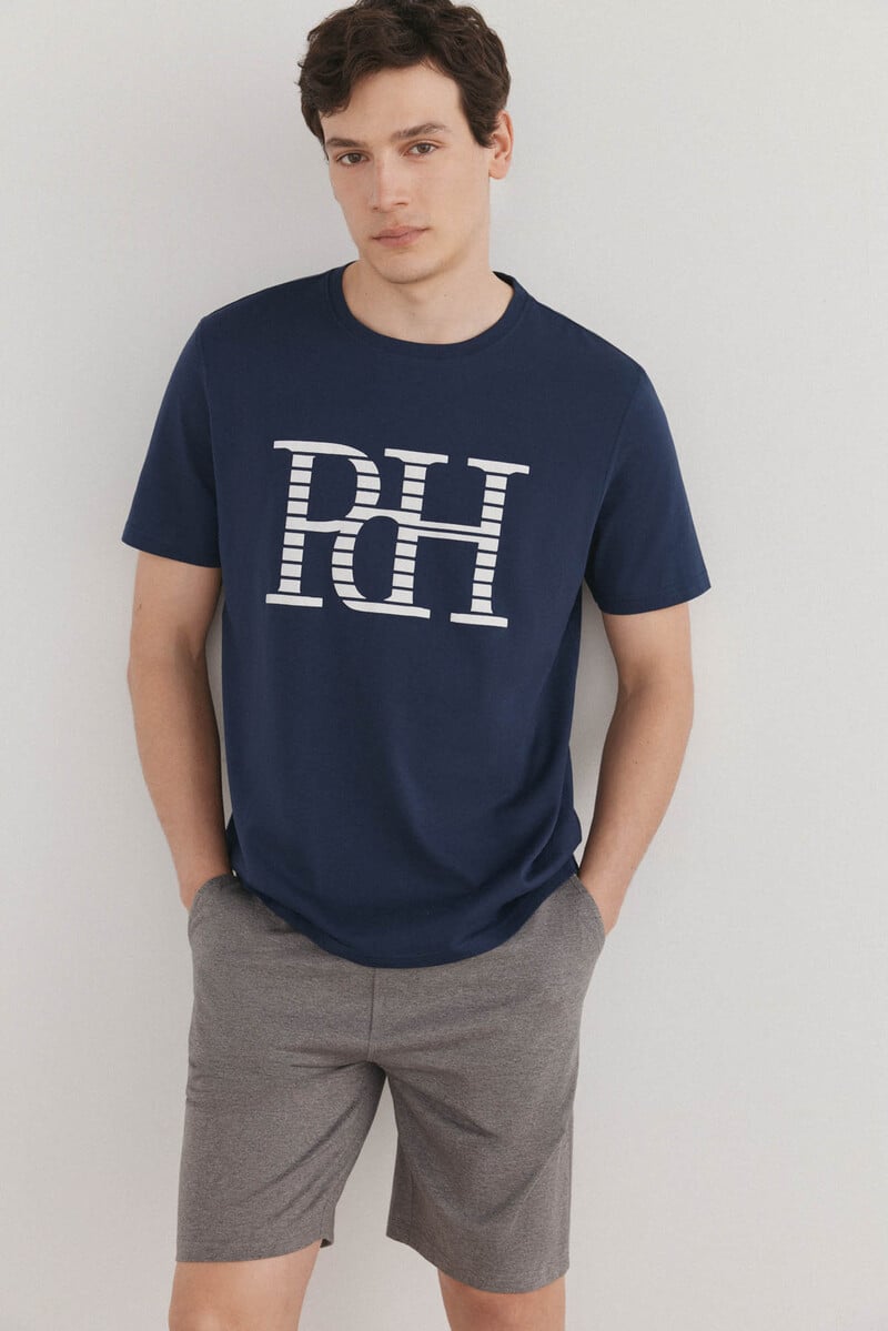 Cortefiel Set de pijama punto