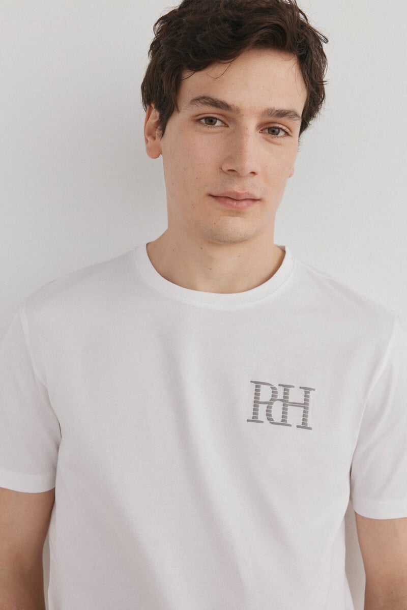 Cortefiel Set De Pijama Punto Y Tela