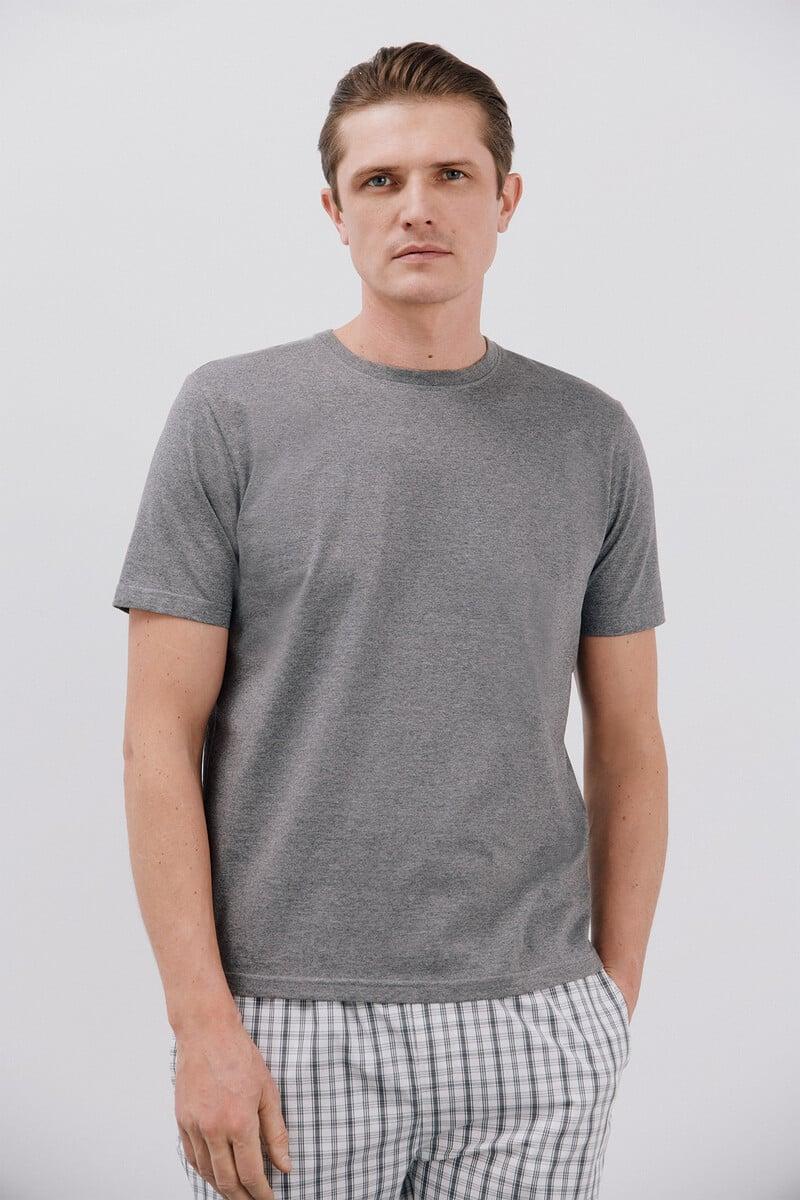 Cortefiel Set De Pijama Punto Y Tela