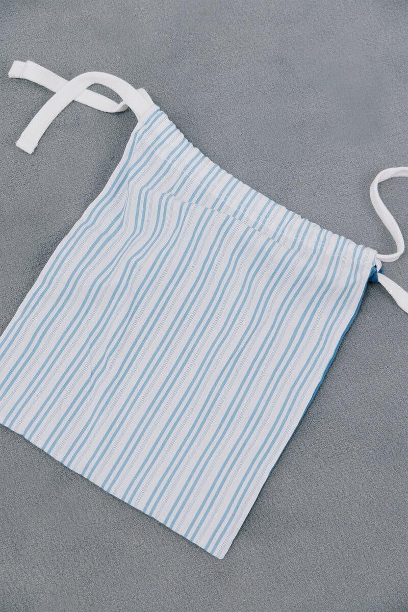 Cortefiel Set De Pijama Punto Y Tela