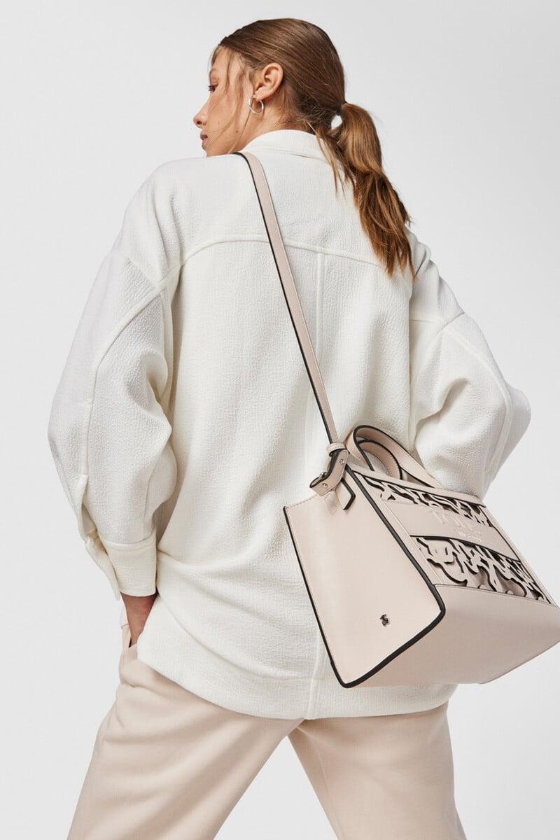 Cortefiel Shopping Mediano Amaya Kaos Shock Beige