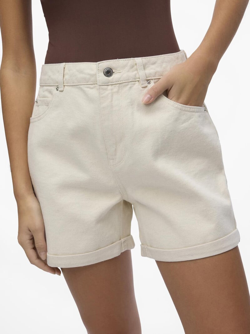 Cortefiel Short Vaquero De Mujer Corte Regular