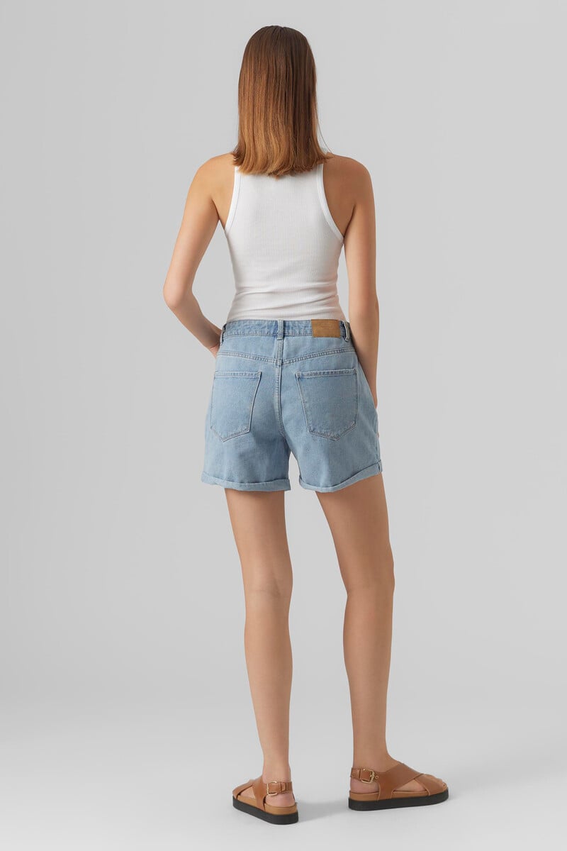 Cortefiel Short Vaquero De Mujer Corte Regular