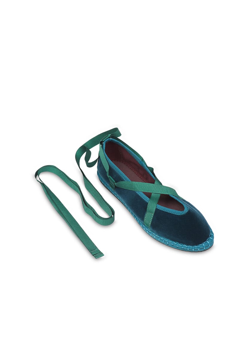 Cortefiel Slippers De Terciopelo