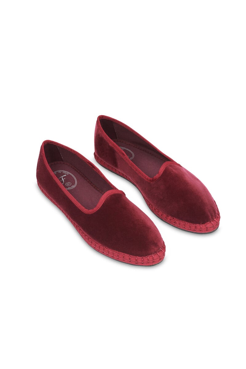 Cortefiel Slippers De Terciopelo