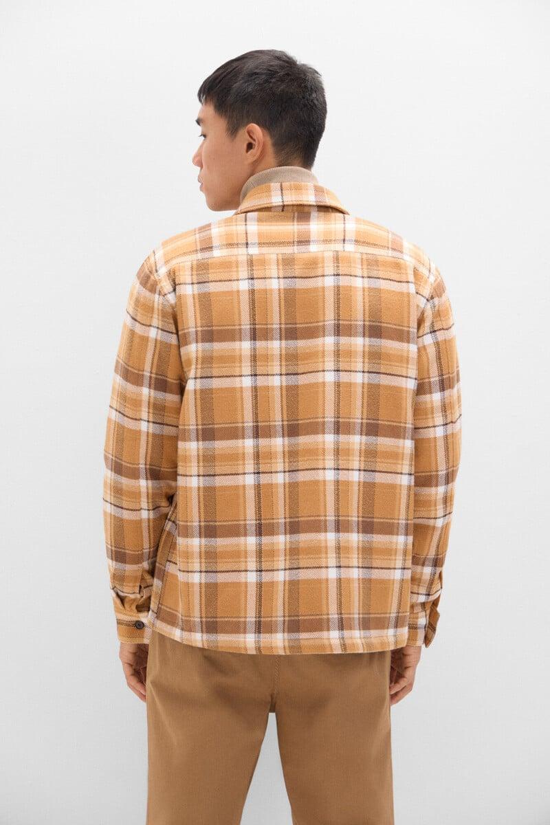 Cortefiel Sobrecamisa Acolchada Cuadros