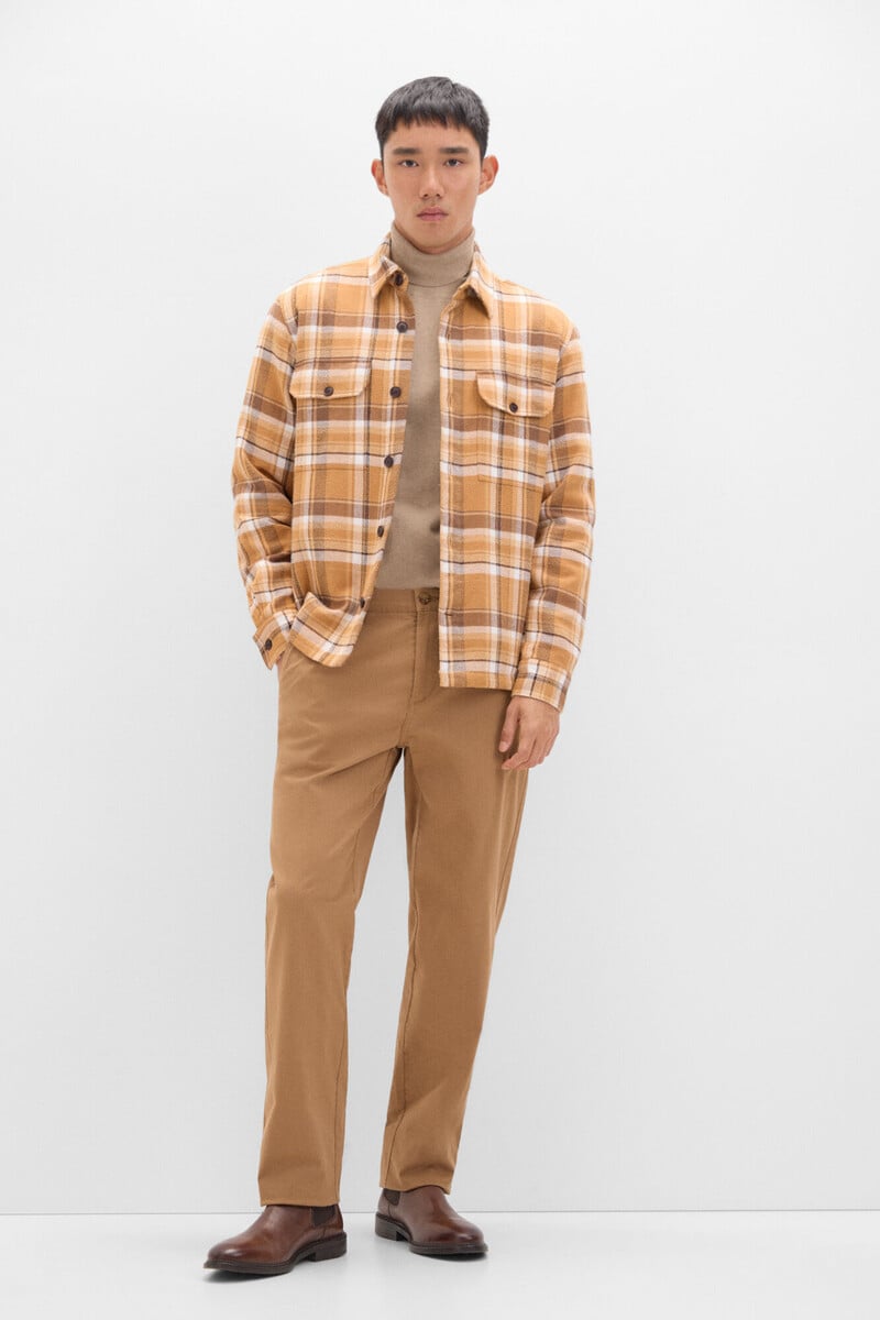 Cortefiel Sobrecamisa Acolchada Cuadros