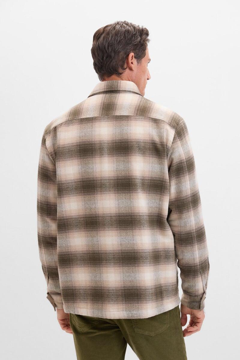 Cortefiel Sobrecamisa Acolchada Cuadros