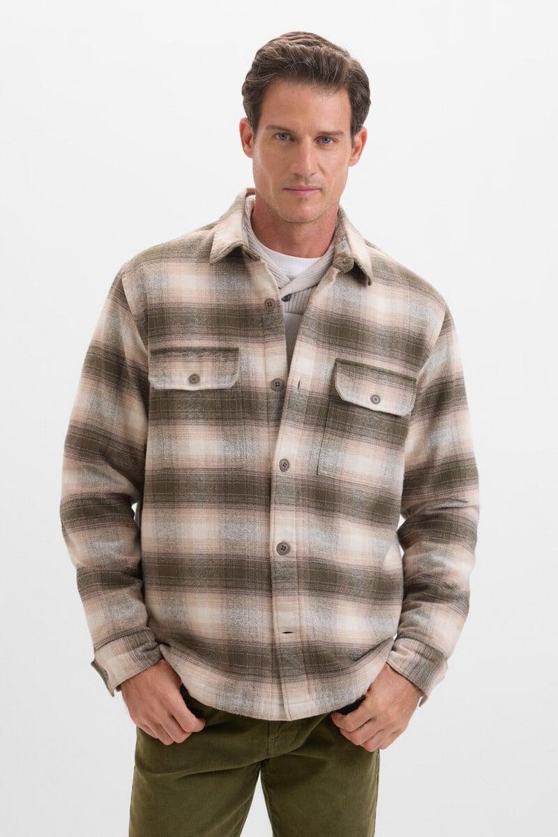 Cortefiel Sobrecamisa acolchada cuadros