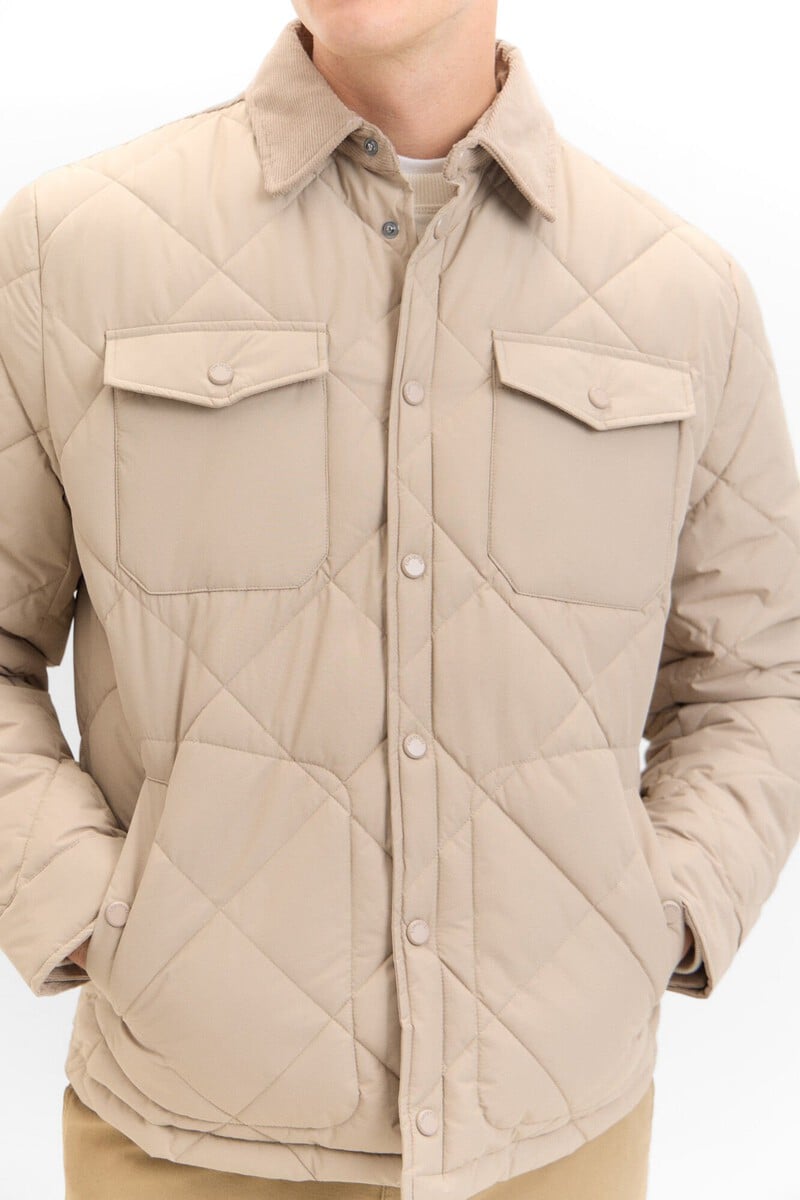 Cortefiel Sobrecamisa Acolchada