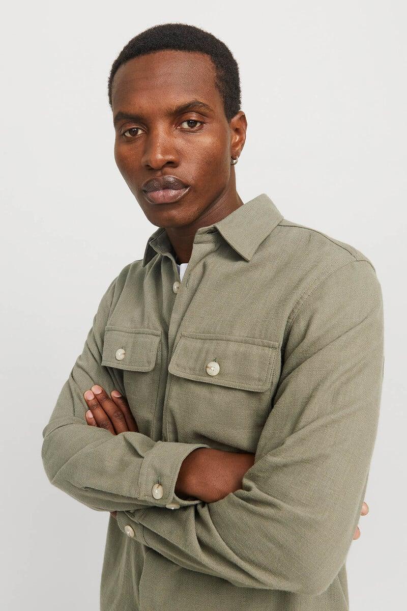 Cortefiel Sobrecamisa Confort Fit