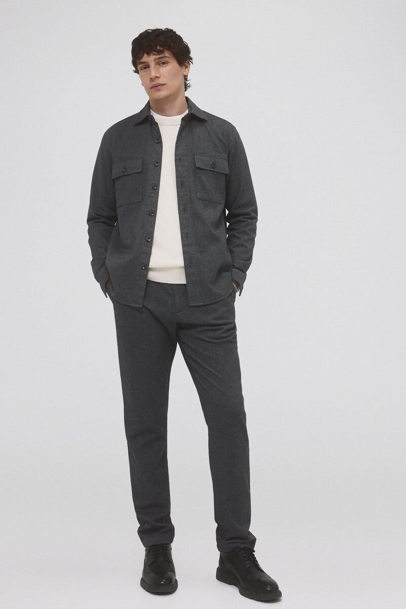 Cortefiel Sobrecamisa Lisa Coordinado