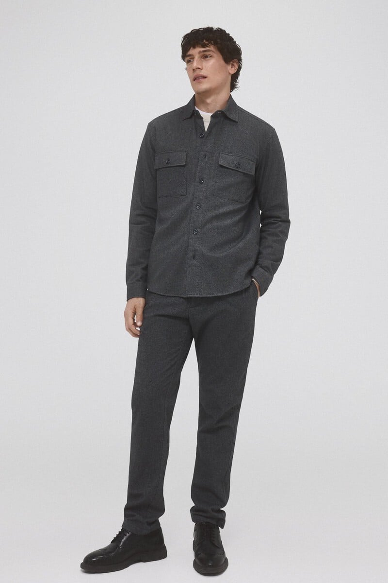 Cortefiel Sobrecamisa Lisa Coordinado