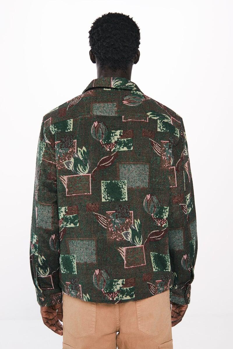 Cortefiel Sobrecamisa Tejido Tapicero