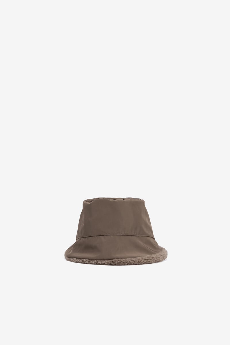 Cortefiel Sombrero de pescador con pelo sintético