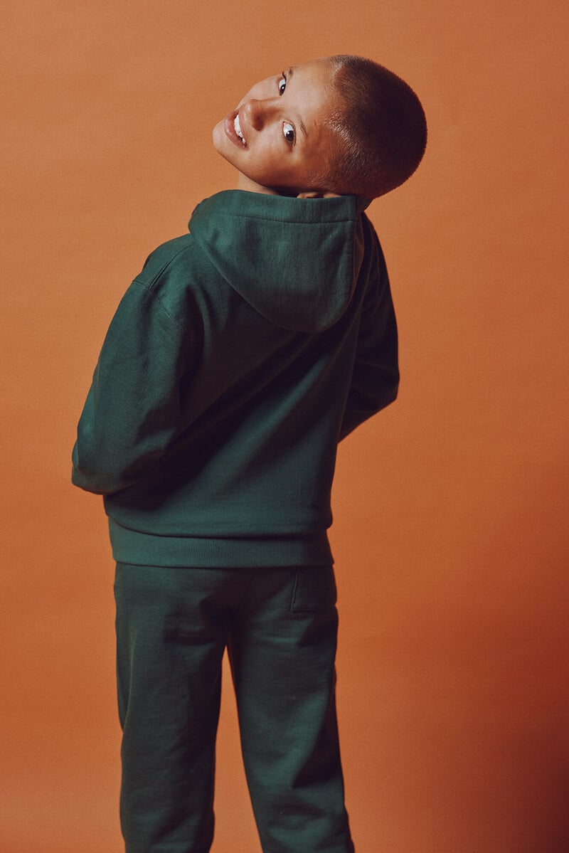 Cortefiel Sudadera Abierta Logo Niño