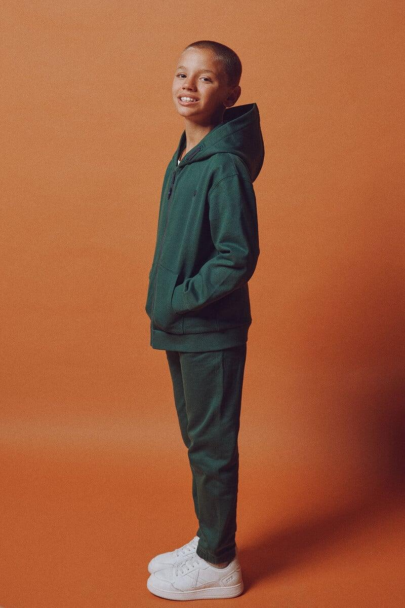 Cortefiel Sudadera Abierta Logo Niño