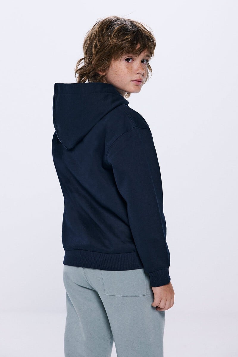 Cortefiel Sudadera Abierta Logo Niño