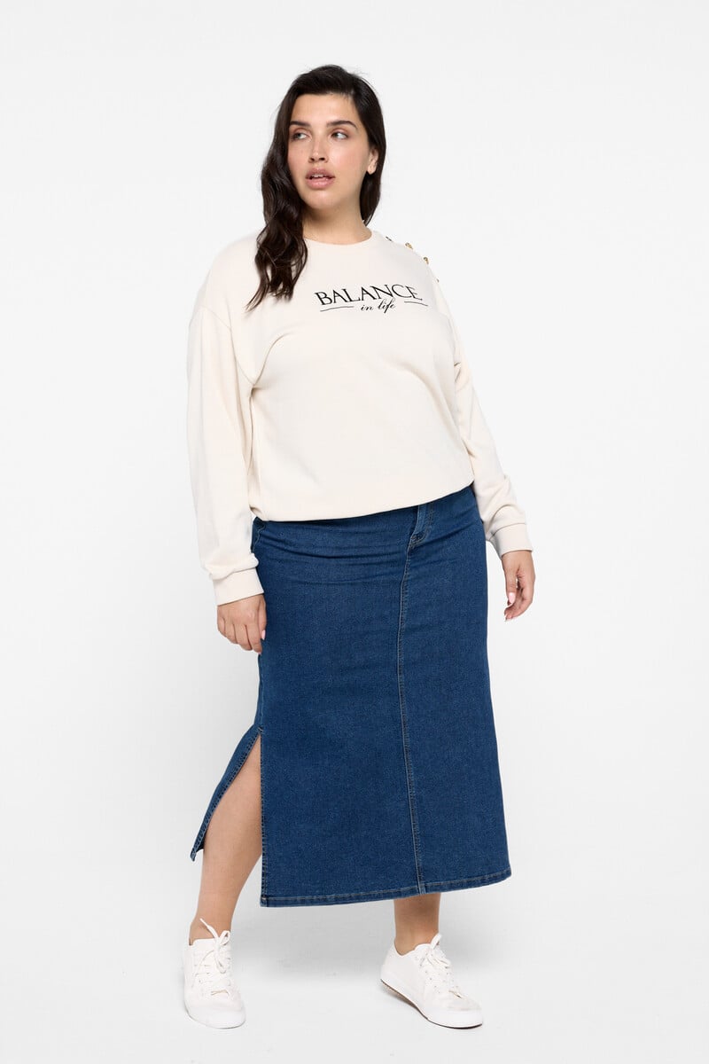 Cortefiel Sudadera Algodón Talla Grande