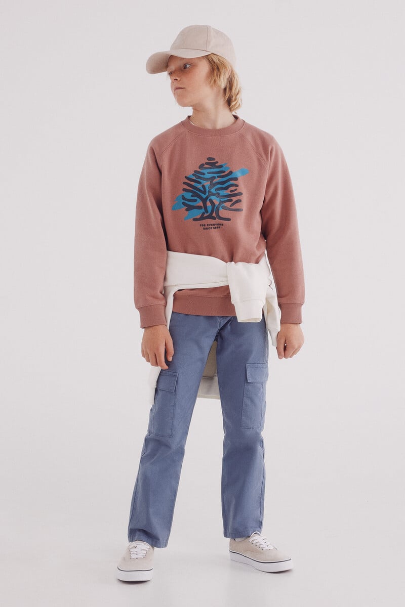 Cortefiel Sudadera arbol niño