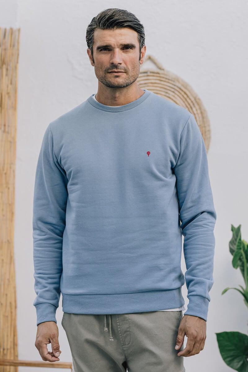 Cortefiel Sudadera Básica Cuello Caja