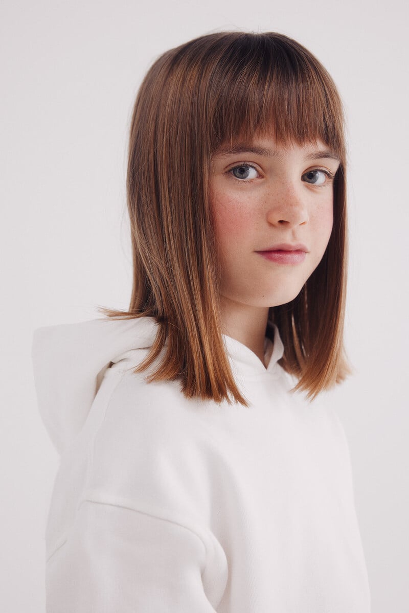 Cortefiel Sudadera Bimateria Niña