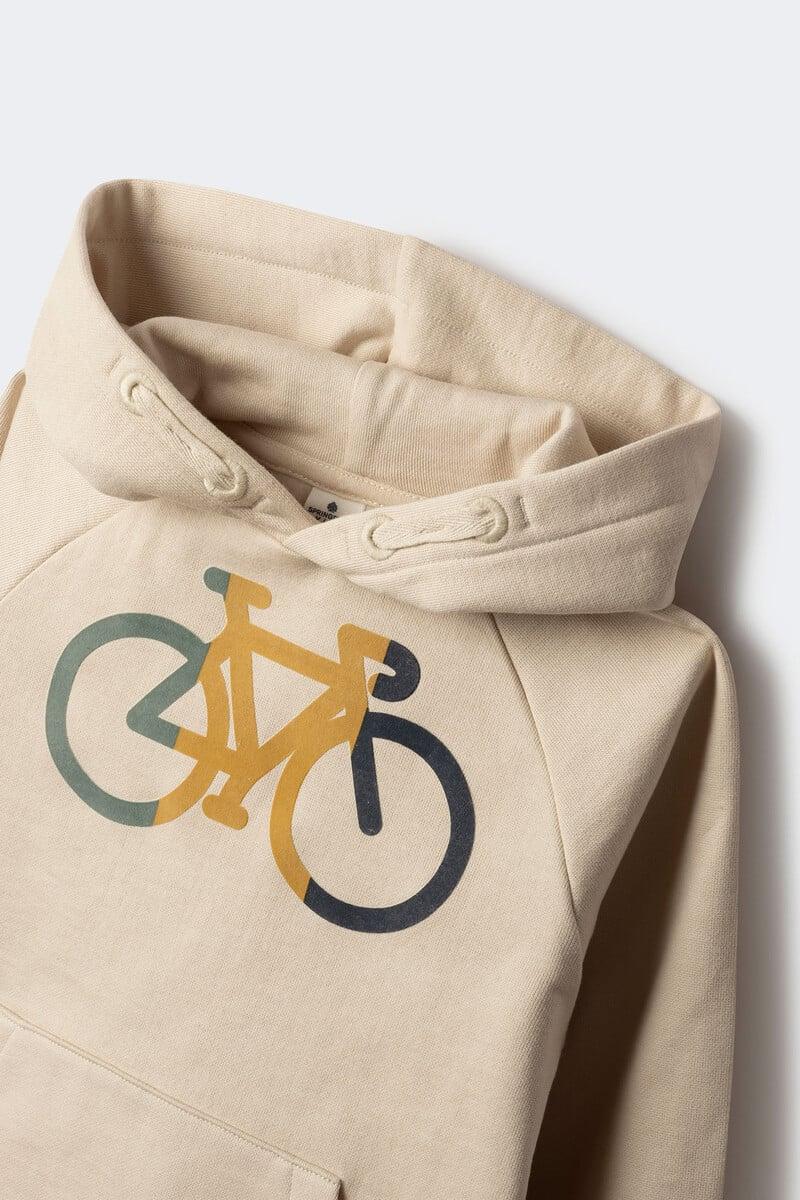 Cortefiel Sudadera Capucha Bici Niño