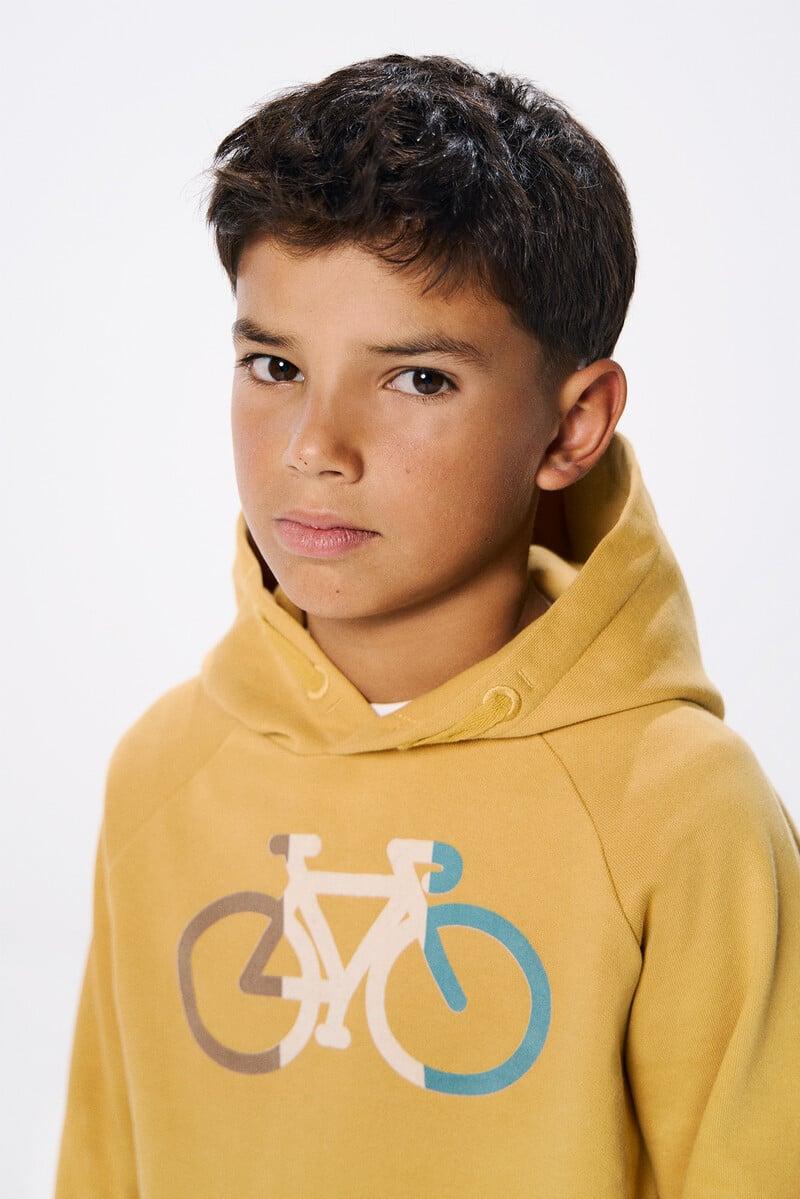 Cortefiel Sudadera Capucha Bici Niño