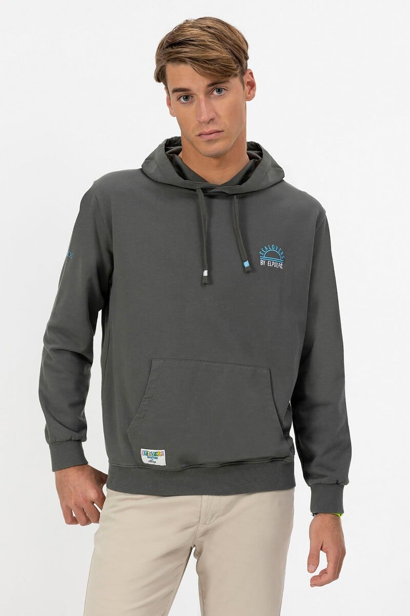 Cortefiel Sudadera Capucha Bordado Sealovers Sun