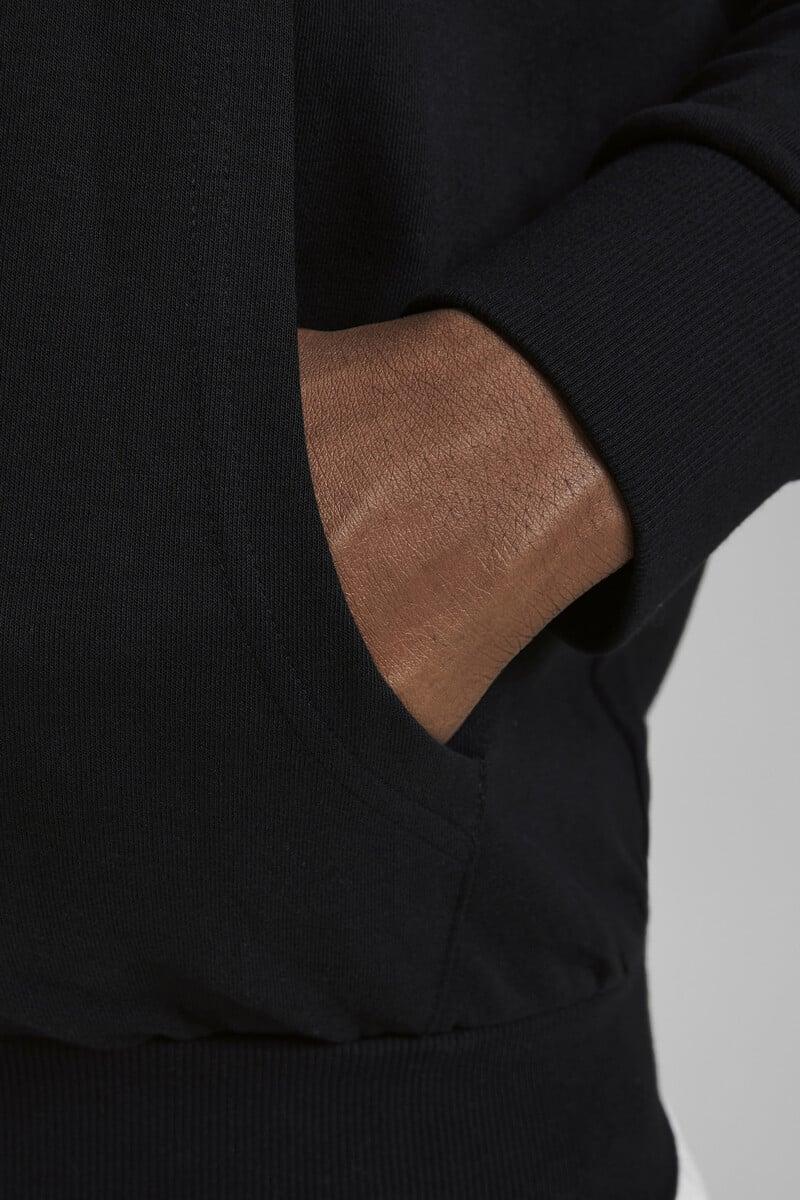 Cortefiel Sudadera Capucha Con Cremallera PLUS