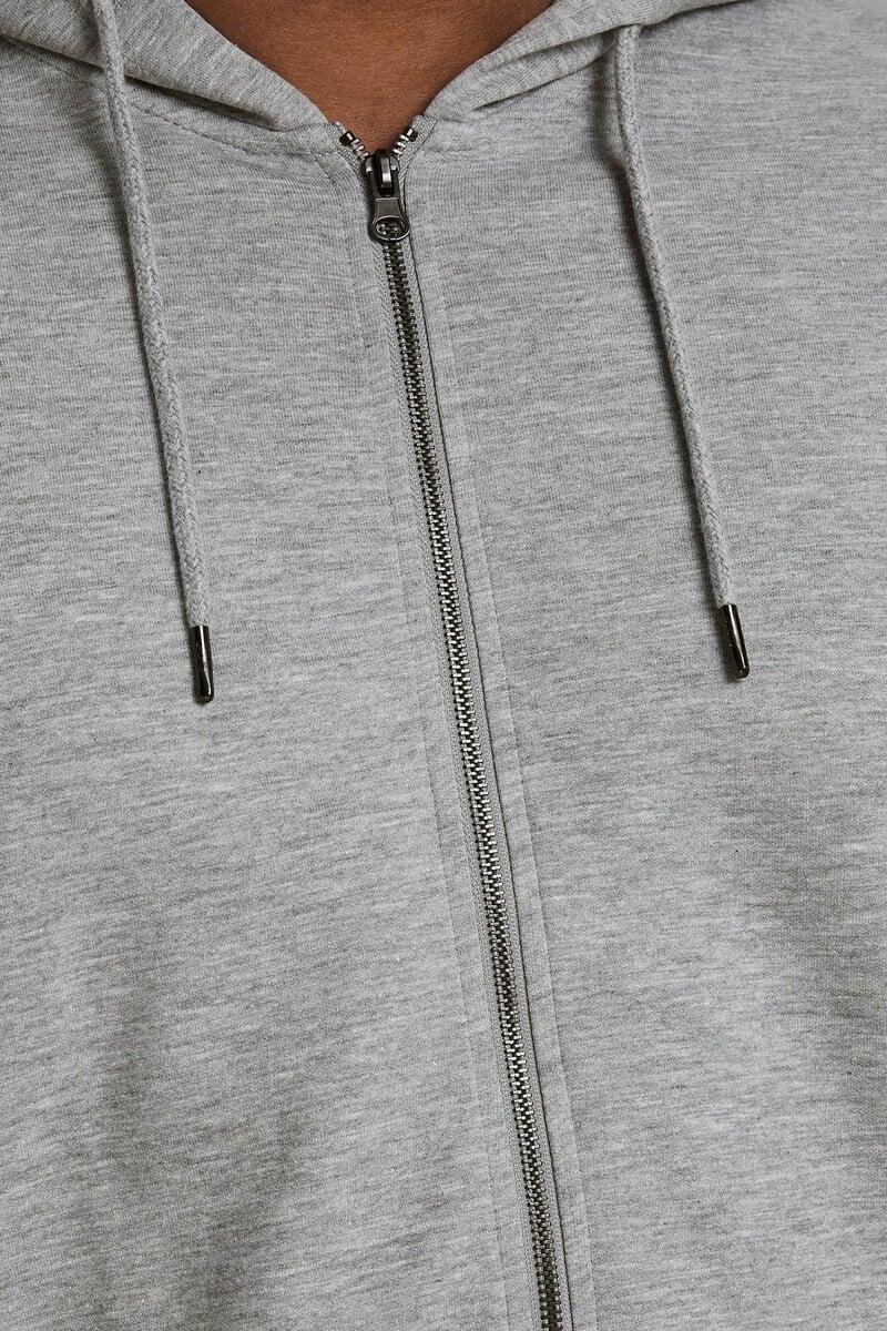 Cortefiel Sudadera Capucha Con Cremallera PLUS