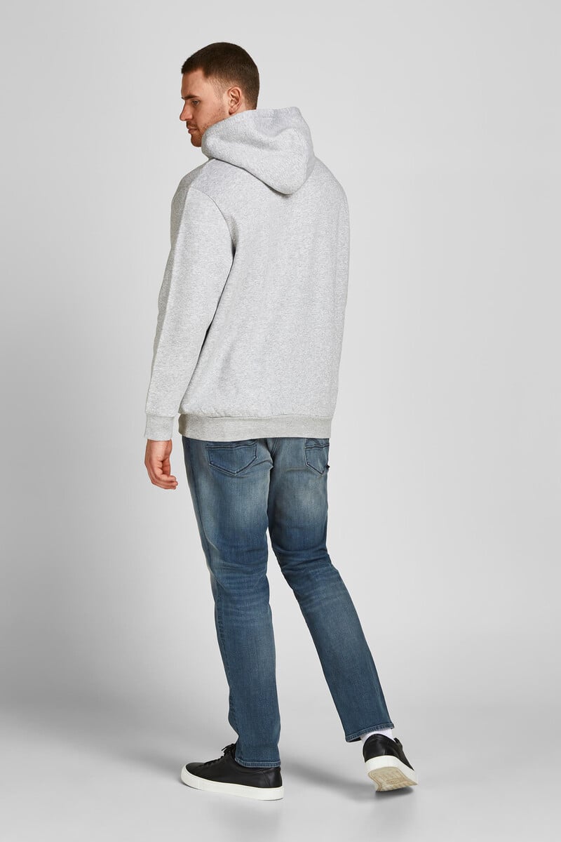 Cortefiel Sudadera Capucha Print Logo PLUS