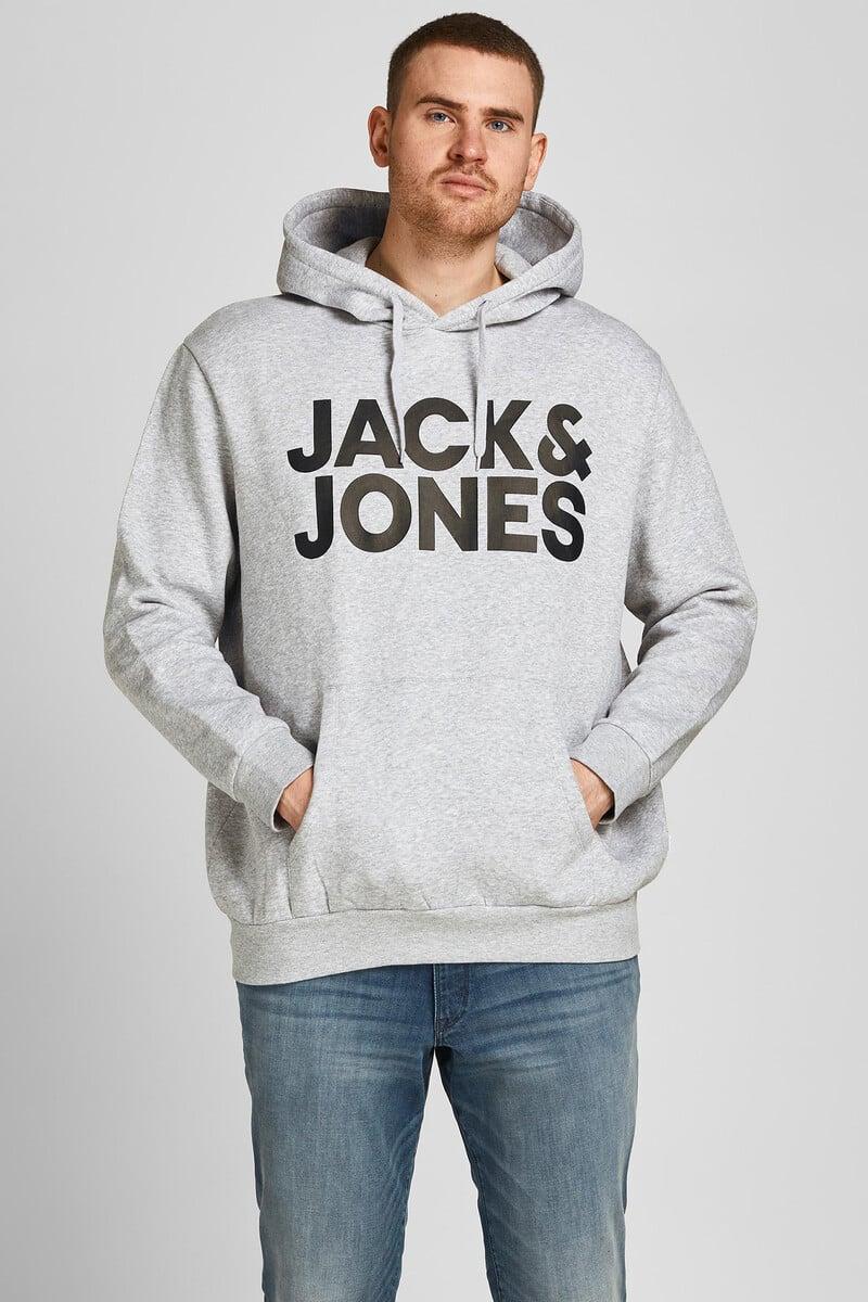 Cortefiel Sudadera Capucha Print Logo PLUS