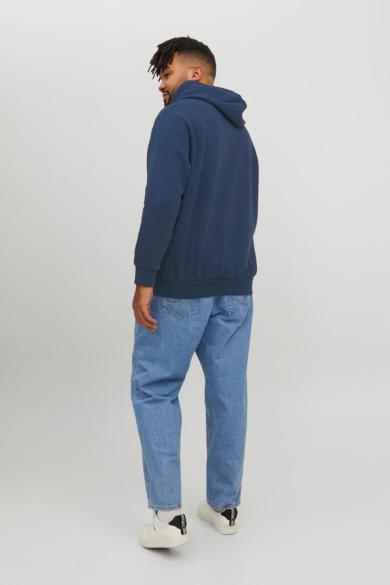 Cortefiel Sudadera Capucha Print Logo PLUS