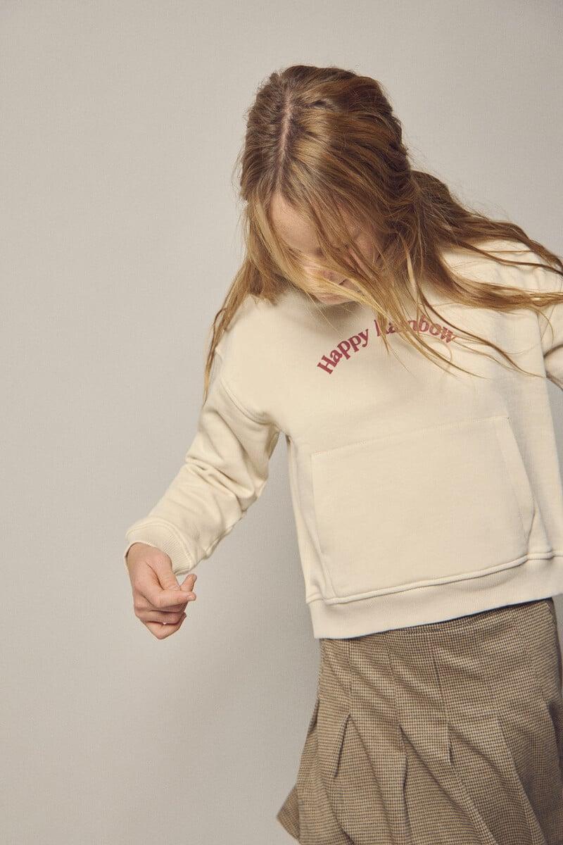 Cortefiel Sudadera Capucha Rainbow Niña