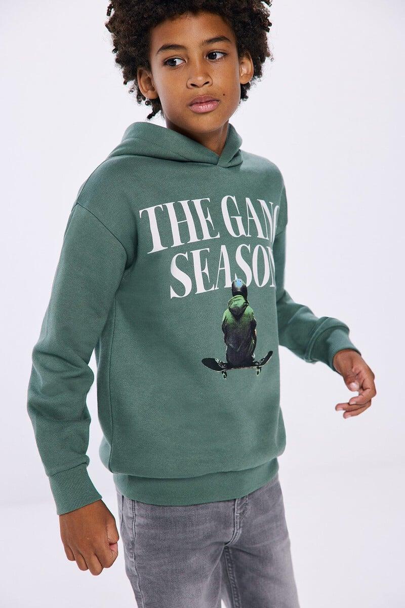 Cortefiel Sudadera Capucha Skater