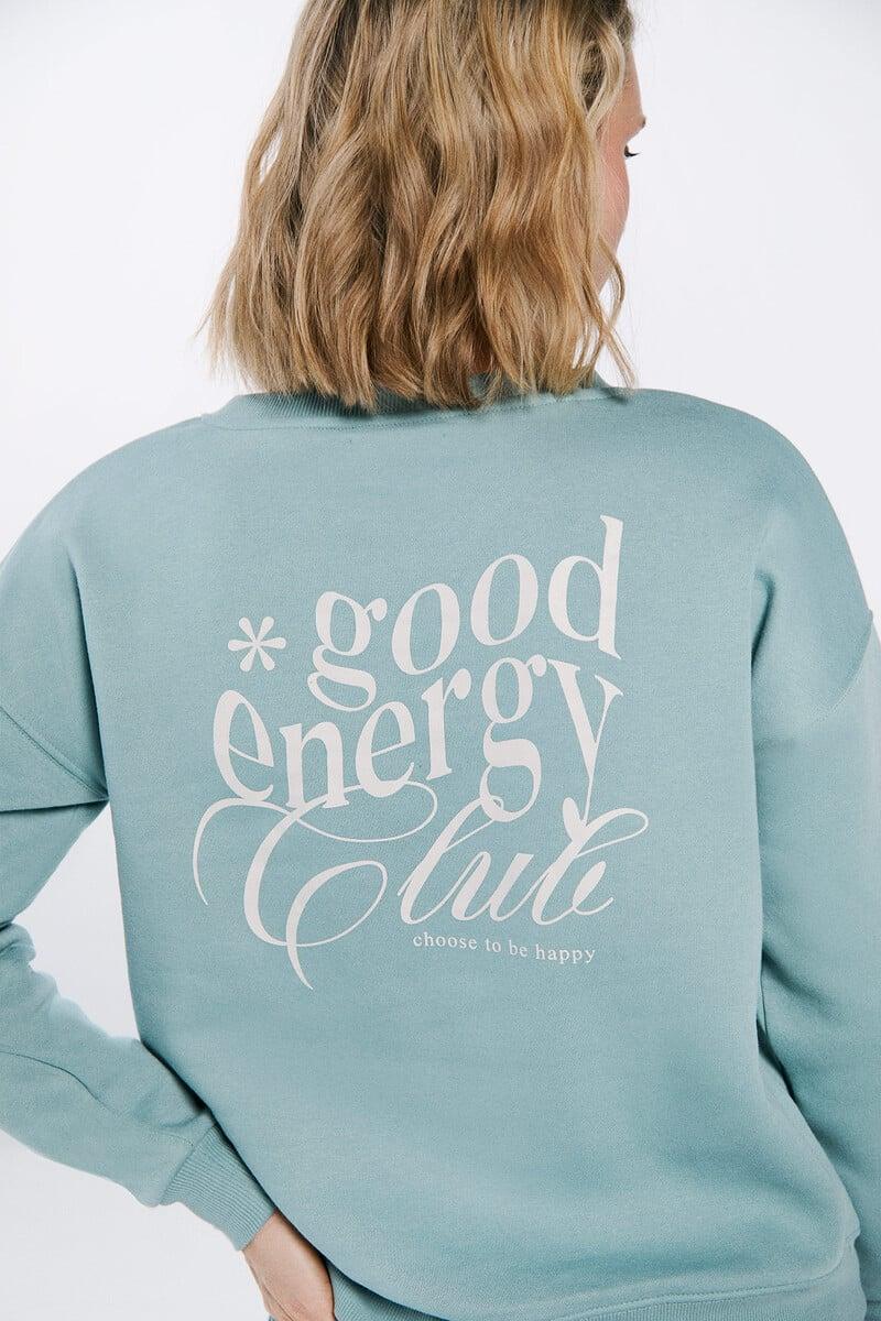 Cortefiel Sudadera "Chill Vibes"