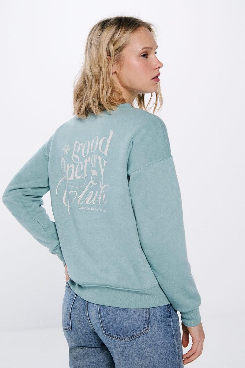 Cortefiel Sudadera "Chill vibes"