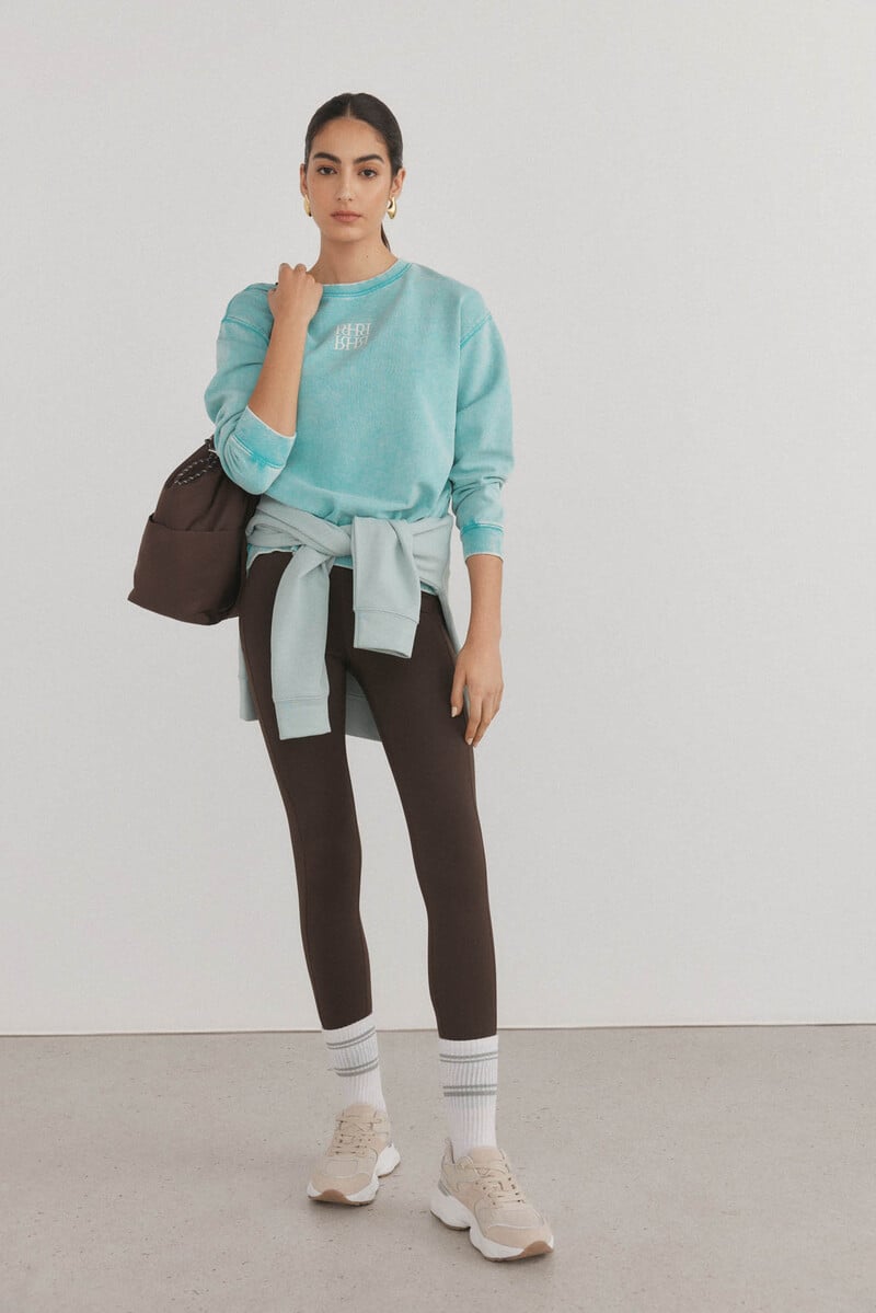 Cortefiel Sudadera Con Efecto Lavado Desgastado