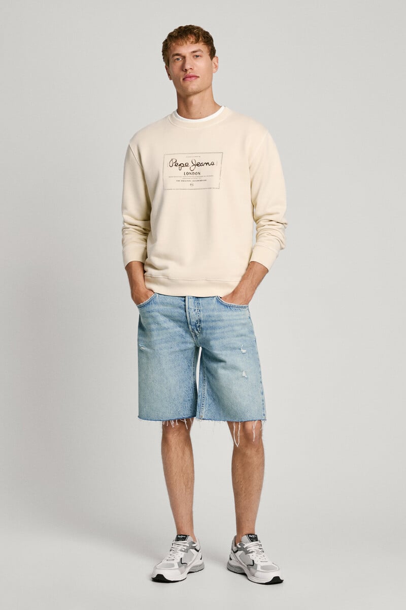 Cortefiel Sudadera De Cuello Redondo