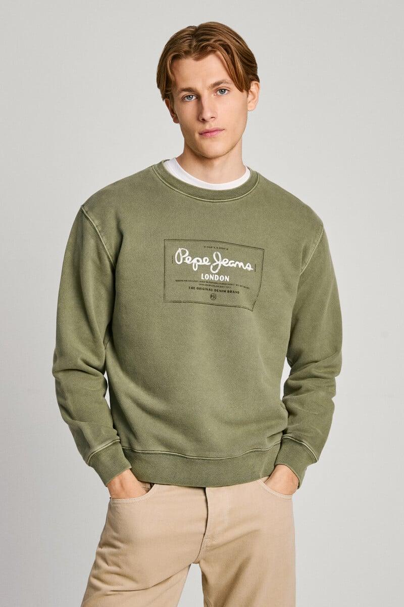 Cortefiel Sudadera de cuello redondo