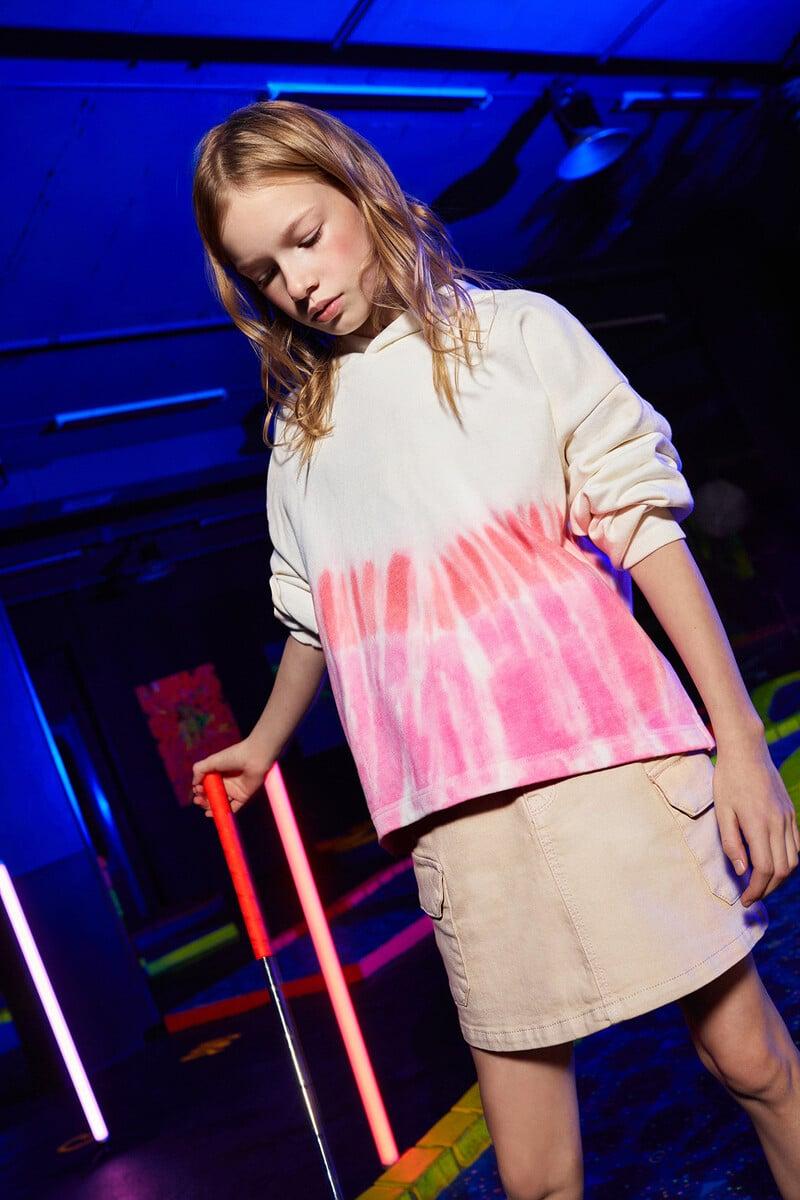 Cortefiel Sudadera dipdye niña