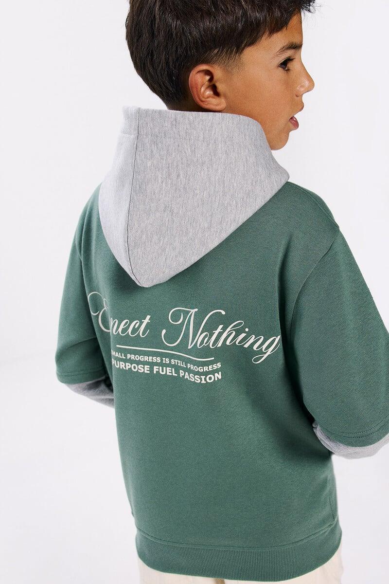 Cortefiel Sudadera Doble Manga Niño