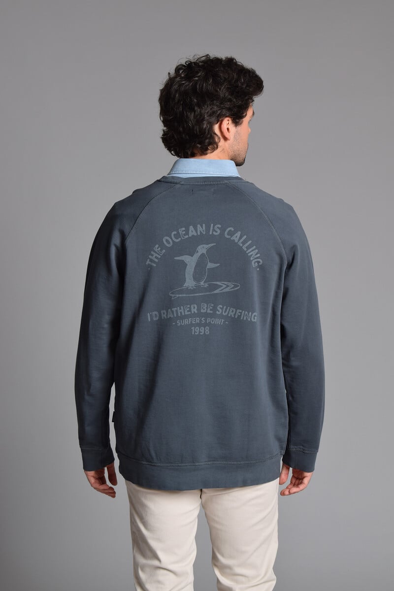 Cortefiel Sudadera Lavada